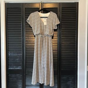 NWT Black Spotted Dress